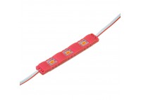 Модуль светодиодный красный 12в smd5730 3LED 1.5Вт герметичный