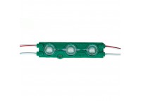 Модуль светодиодный зеленый 12в smd5730 3LED 1.5Вт герметичный