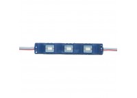 Модуль светодиодный синий 12в smd5730 3LED 1.5Вт герметичный