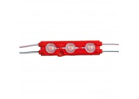 Модуль светодиодный красный 12в smd5730 3LED 1.5Вт герметичный