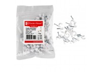 Клипса монтажная с гвоздем 16 мм круглая