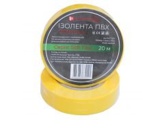 Изолента ПВХ Soft Flex 20 м, желтый