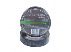 Изолента ПВХ Soft Flex 20 м, черный