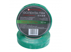 Изолента ПВХ Soft Flex 50 м, зеленый