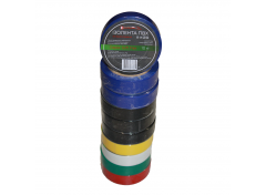 Изолента ПВХ Soft Flex 10 м, ассорти