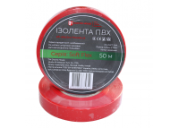 Изолента ПВХ Soft Flex 50 м, красный