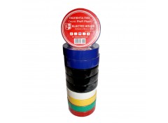 Изолента  Ассорти 0,15мм x 18 мм x 25 м 10 шт