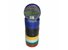 Изолента ПВХ Soft Flex 25 м, ассорти