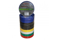 Изолента ПВХ Soft Flex 50 м, ассорти