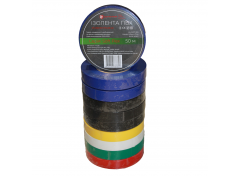 Изолента ПВХ Soft Flex 50 м, ассорти