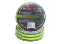 Изолента ПВХ Soft Flex 10 м, желто-зеленый