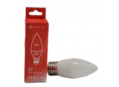 LED  лампа С37 5Вт E27 4100К 450 Лм 165-265 В