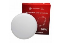 LED панель универсальная круглая Ø120 мм 18Вт, нейтральный белый 4000К, 1500 Лм