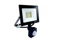 LED прожектор  с датчиком движения 30Вт SMD5730, холодный белый 6500К, 2700 Лм