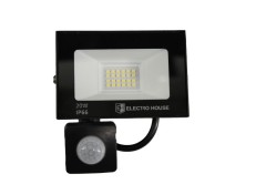 LED прожектор с датчиком движения 20Вт, 2000 Лм, 6500К,  холодный белый, SMD2835