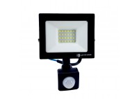 LED прожектор  с датчиком движения 30Вт SMD5730, холодный белый 6500К, 2700 Лм