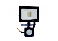 LED прожектор  с датчиком движения 10Вт SMD5730, холодный белый 6500К, 900 Лм