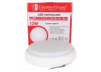 LED светильник для ЖКХ 12Вт, холодный белый 6500К, 1020 Лм