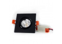 LED светильник потолочный 5Вт 4100К, угол поворота 45°, черный