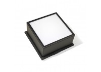 LED светильник Grilliato 7W/12W черный, нейтральный белый, 100 Лм, 185-240V, >80 Ra, 100х100мм, 7Вт/12Вт, ,