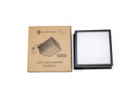 LED светильник Grilliato 7W/12W черный, нейтральный белый, 100 Лм, 185-240V, >80 Ra, 100х100мм, 7Вт/12Вт, ,