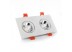 LED светильник потолочный двойной 5Wx2 4100К, угол поворота 45°, белый LED светильник потолочный двойной 5Wx2 4100К, угол поворота 45°, белый