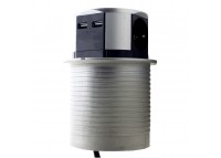 Мебельная розетка 3 x 16А, 2 x USB 2.4А , металл + провод 3 x 1.5 mm²