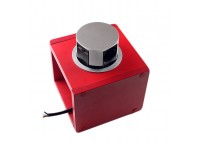 Мебельная розетка горизонтальная 3х16А, 2хUSB 2.4А, серебристый металлик