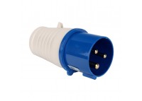Вилка силовая 3x16 2P+PE, 16А, 220-250 В, IP44