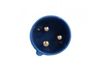 Вилка силовая 3x32 2P+PE, 32 A, 220-250 В, IP44