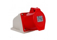 Разъем силовой штепсельный стационарный 4x32 3P+PE, 32 A, 380-415 В, IP44