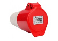 Разъем силовой штепсельный переносной 4x32 3P+PE, 32 A, 380-415 В, IP44