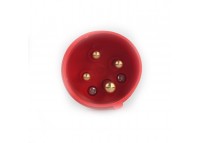 Вилка силовая 4x32 3P+PE, 32 A, 380-415 В, IP44