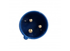Вилка силовая 3x16 2P+PE, 16А, 220-250 В, IP44