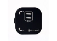 Розетка трековая двойная USB 2.4 А, Unique Elegance Pandora Black