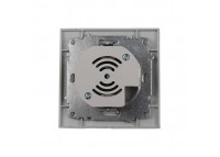Розетка USB (2 порта) 2 A Enzo Серебряный камень
