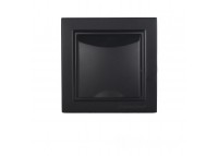 Розетка с крышкой IP44 с/з 16 A Графит