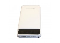 Power Bank 10000 mAh с фонариком type-c белый