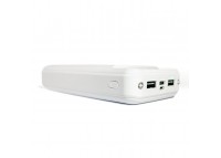 Power Bank 20000 mAh с фонариком type-c белый