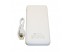 Power Bank 10000 mAh с фонариком type-c белый Power Bank 10000 mAh с фонариком type-c белый