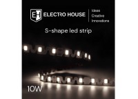 LED лента 10Вт 12В SMD2835 120 диодов, нейтральный белый 4500K, серия S-Shape, гарантия 3 года
