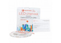 LED лента 8,5Вт 220 В 900 Лм SMD2835 120 диодов теплый белый 3000K, серия Externum IP65 , гарантия 3 года
