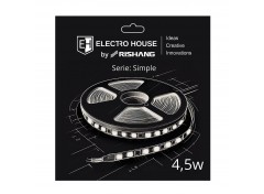 LED лента 4,5Вт 12В SMD2835 60 диодов, 540 Лм, теплый белый 3000K, серия Simple Electro House by Rishang