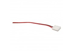 Коннектор 8мм зажим-провод 2pin, 15 см