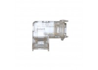Коннектор L-образный для светодиодной ленты 220 В  IP44  {18}