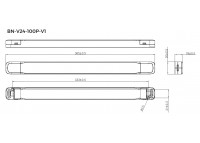 Блок живлення COLORS 100W DC24V (BN-V24-100P-V1)
