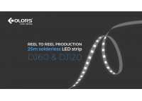 LED стрічка COLORS 120-2835-24V-IP20 9.6W 900Lm 2700K 5м (DJ120-24V-8mm-SW)