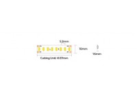LED стрічка COLORS 192-2835-24V-IP20 16W 2380Lm 3000K 5м (D8192-24V-10mm-WW)