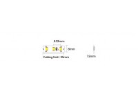 LED стрічка COLORS 120-2835-12V-IP33 8.8W 1000Lm 6000K 5м (DJ120-12V-8mm-W)