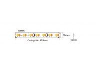 LED стрічка COLORS 168-2835-24V-IP33 9.61W 1900K + 3000K 5м (DS8168GWWW-24V-10mm)